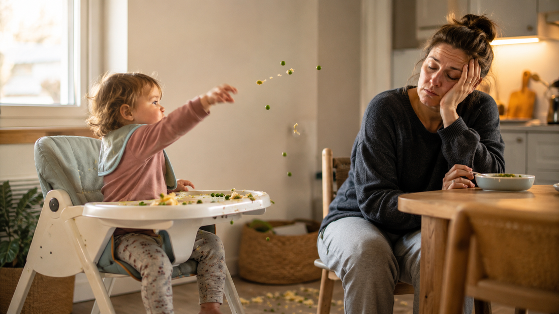 My Toddler Throws Food at Every Meal And I'm Done Cleaning It Up